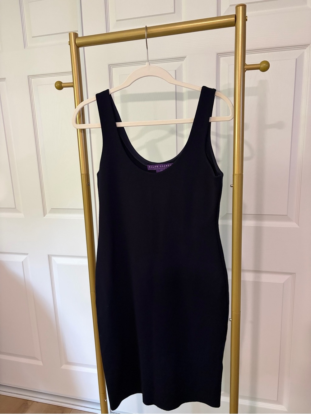 Ralph Lauren Purple label Navy Scoop Neck Tank Dress, size 4